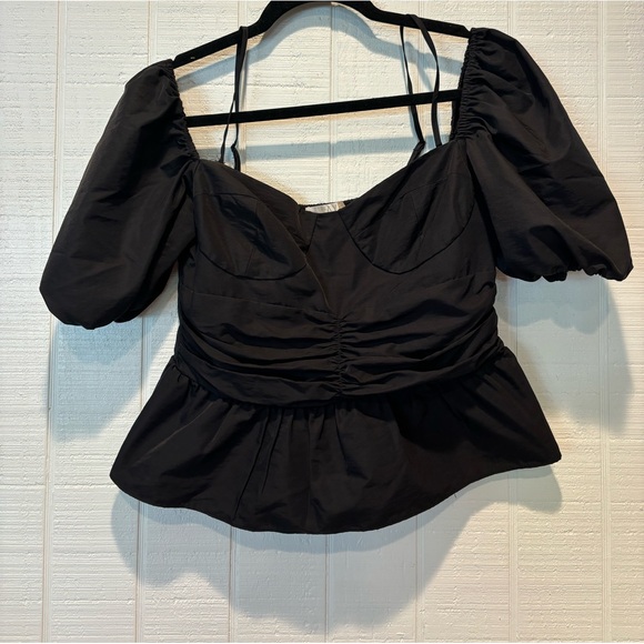 WAYF Tipsy Bustier Top - Black Medium - Picture 3 of 4